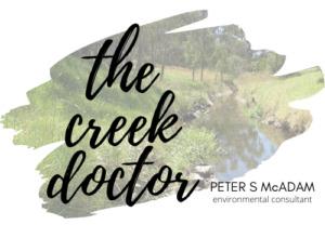 the creek doctor | Peter S McAdam | environmental consultant